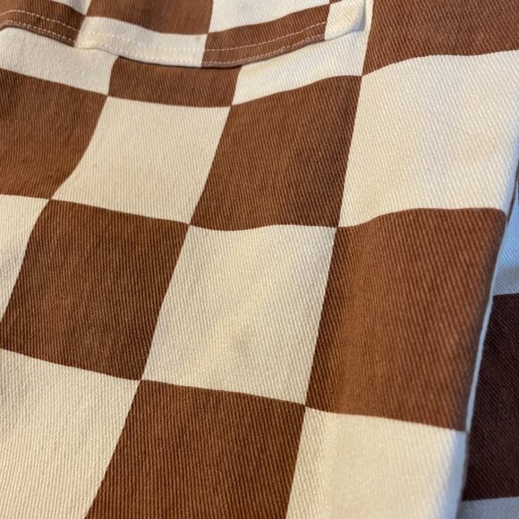 P&Co Service Fatigue Pants - Rust Checkerboard - Size UK8 Regular - Picture 7 of 8